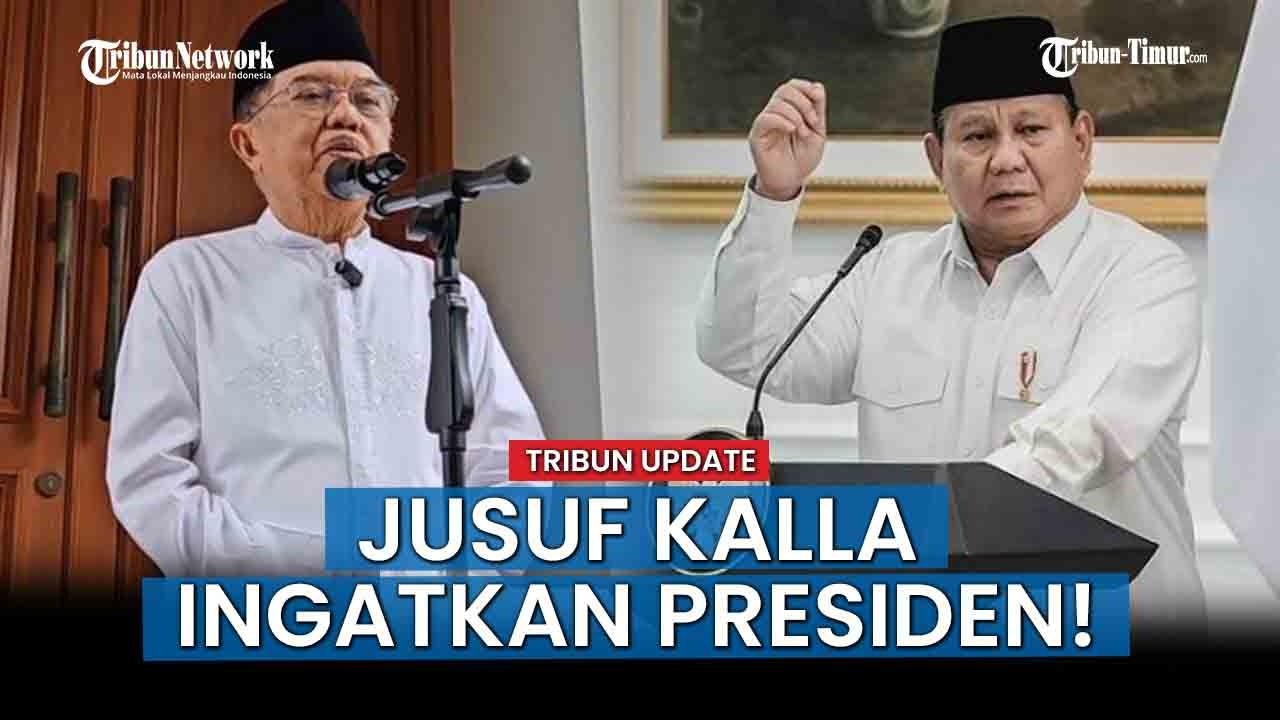 HOT ISSUE; Daripada Jadi Mediator Iran-Israel, JK Ingatkan Prabowo Lebih Penting Jaga Stabilitas