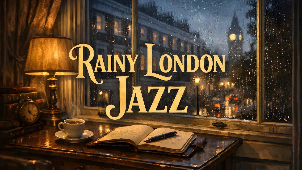 Rainy London Townhouse Jazz for Deep Focus