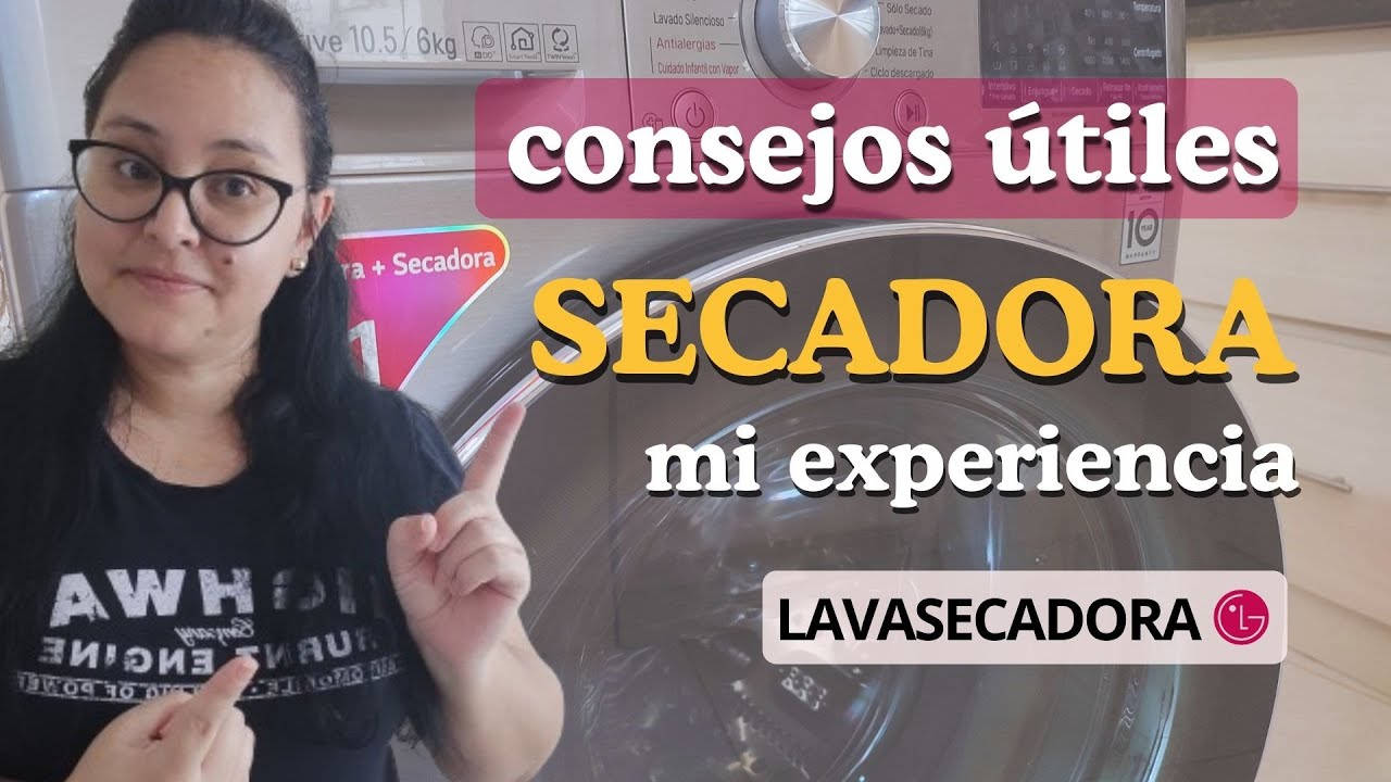 Todo sobre el SECADO en la lavasecadora LG | ¿Funciona de verdad?
