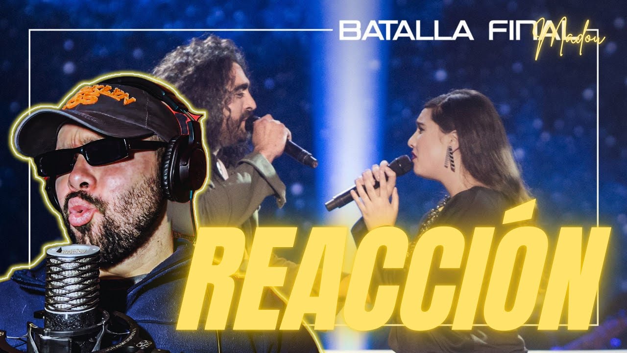 reacción a Auba Estela Murillo y Tomás Basso cantan 'Si tú no vuelves' | Batalla final 
