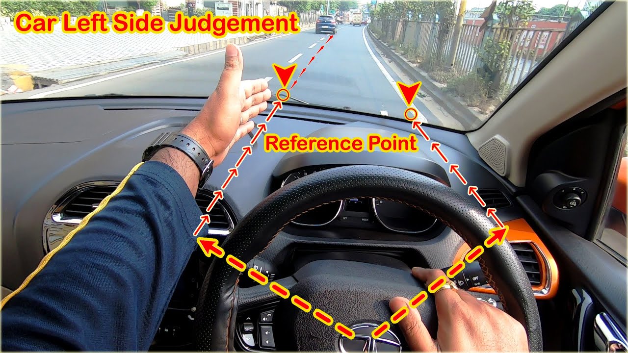 Car Left and Right Side Judgement Driving Lesson on City Road