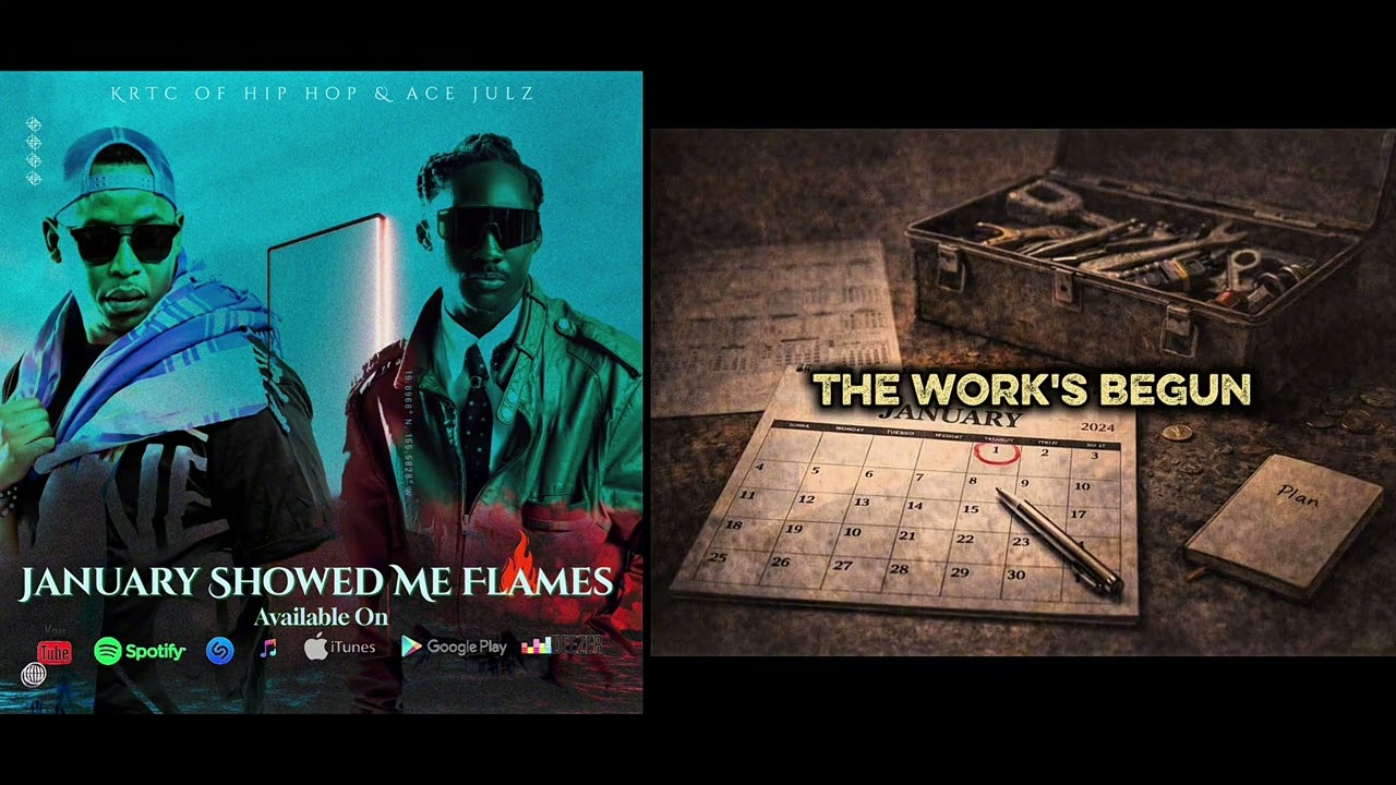 Ace Julz & @thamsanqakrtcsibandze7419 - January showed Me Flames (Lyric Visualizer)