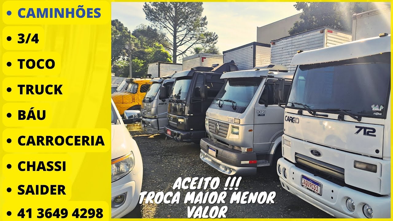 Caminhões 3/4 toco 4x2 truck 6x2 - vários modelos , Marcas
