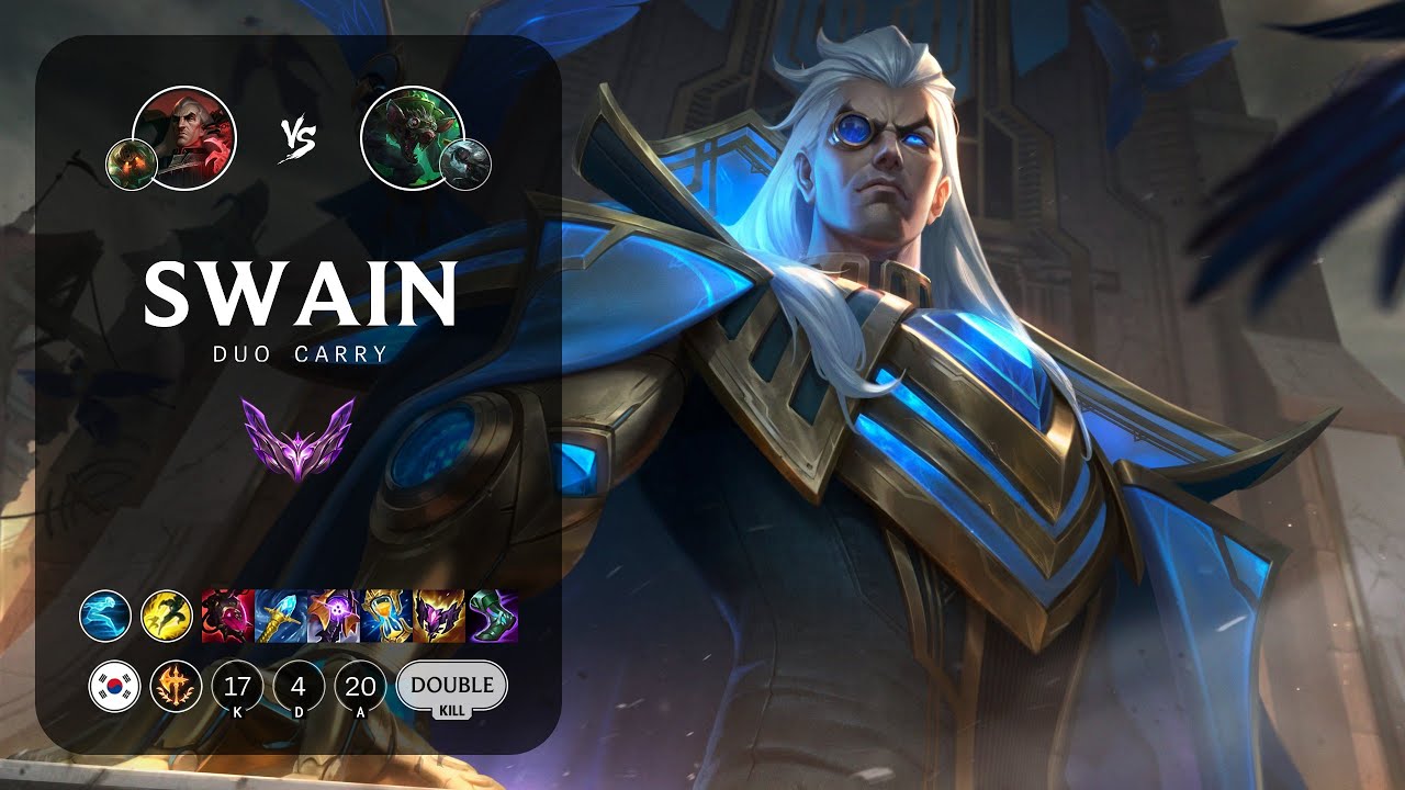 Swain Carry vs Twitch - KR Master Patch 14.1
