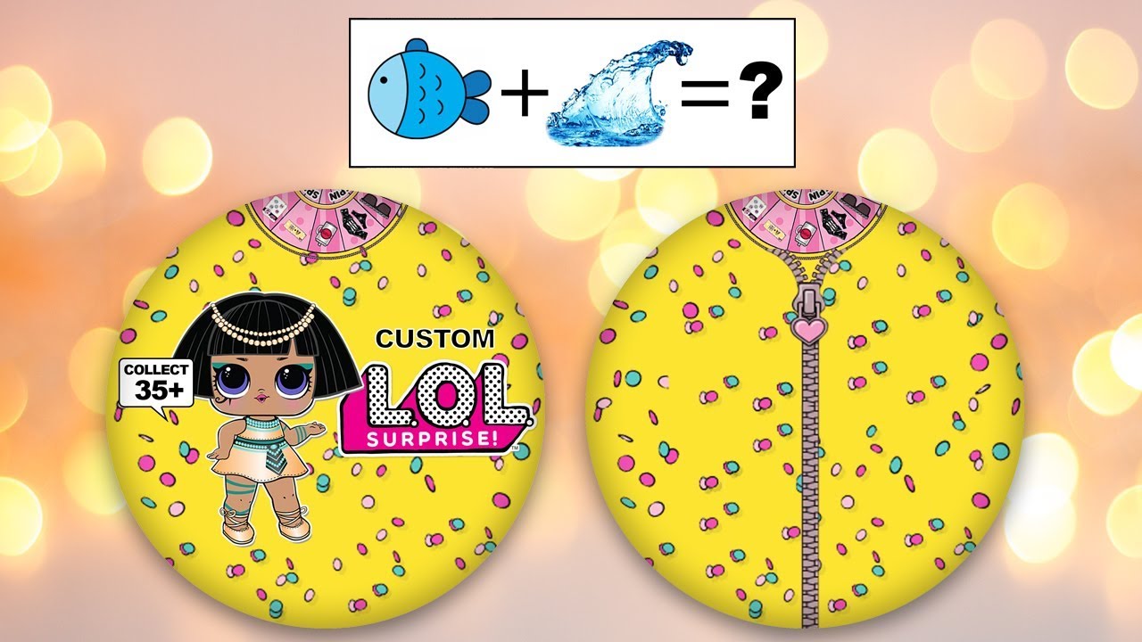Opening 2D Paper Custom LOL Surprise Dolls #1