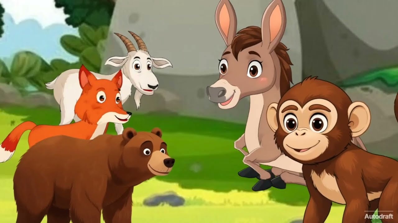 অহংকারী গাধা ও বর্ষার রাত। Bangla Animal Cartoon ।