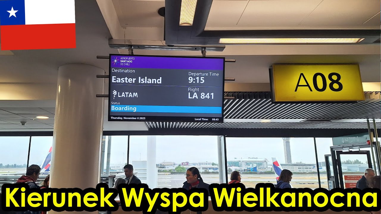 Chile 9 - Lecimy na Wyspę Wielkanocną!