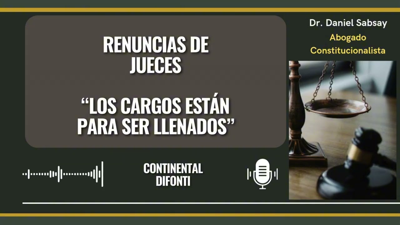 Renuncias de Jueces