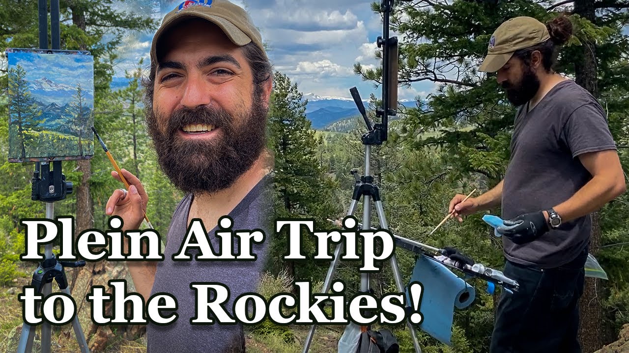 Plein Air Painting EPIC Mountains! | Plein Air Oil Painting Tutorial