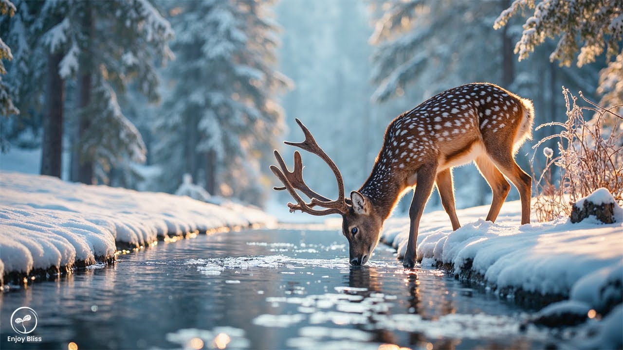 Peaceful Relaxing Music, Soothing Instrumental Music❄️First Snow of November