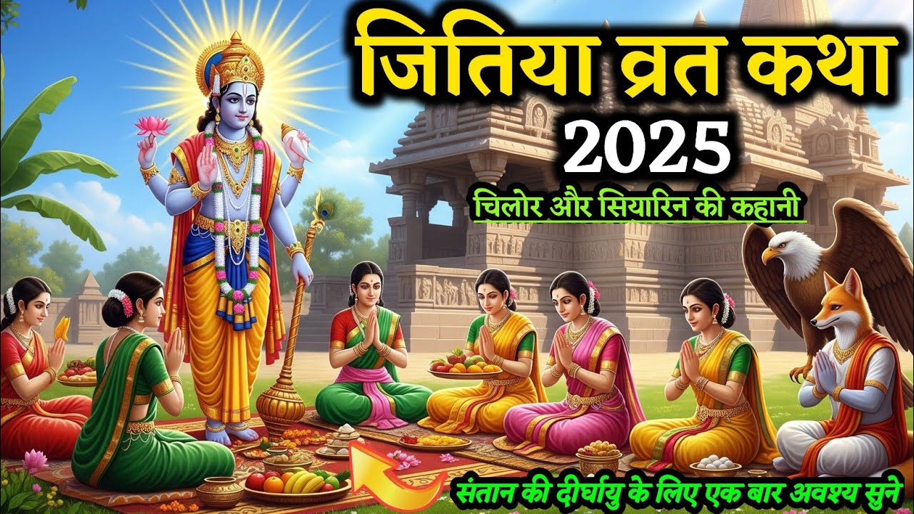 जितिया व्रत कथा| Jitiya Vrat Katha| जीवित्पुत्रिका की कथा | जितिया की कहानी।#jitiyakatha #shivkatha