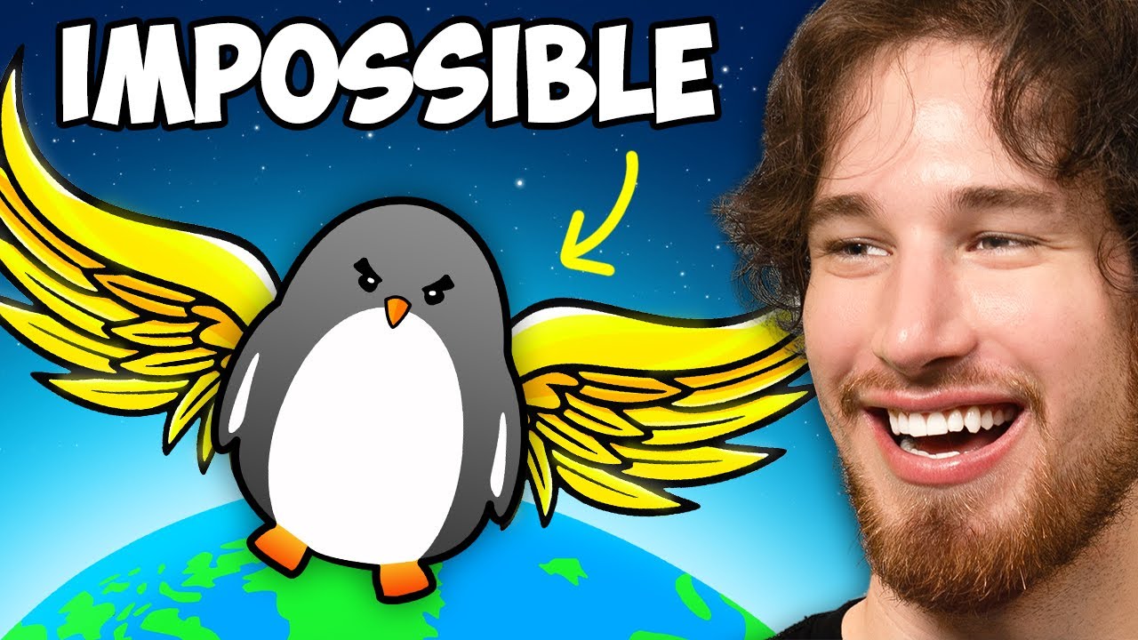 they said penguins couldn't fly, so I proved them wrong