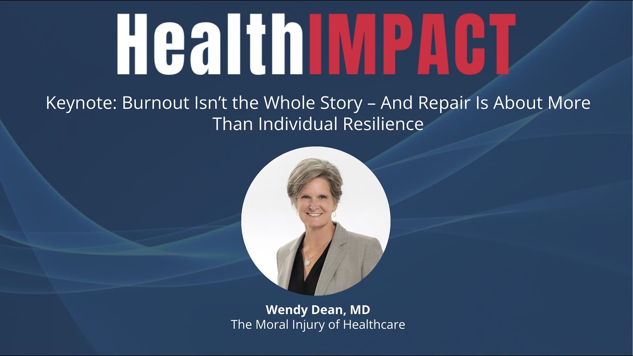 Keynote   Burnout Isn’t the Whole Story – And Repair Is About More Than Individual Resilience