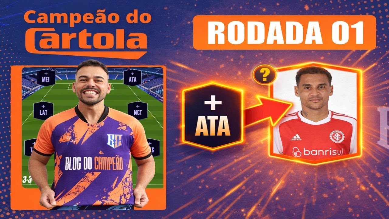 TIME PARA PONTUAR E VALORIZAR | RODADA 01 CARTOLA 2026
