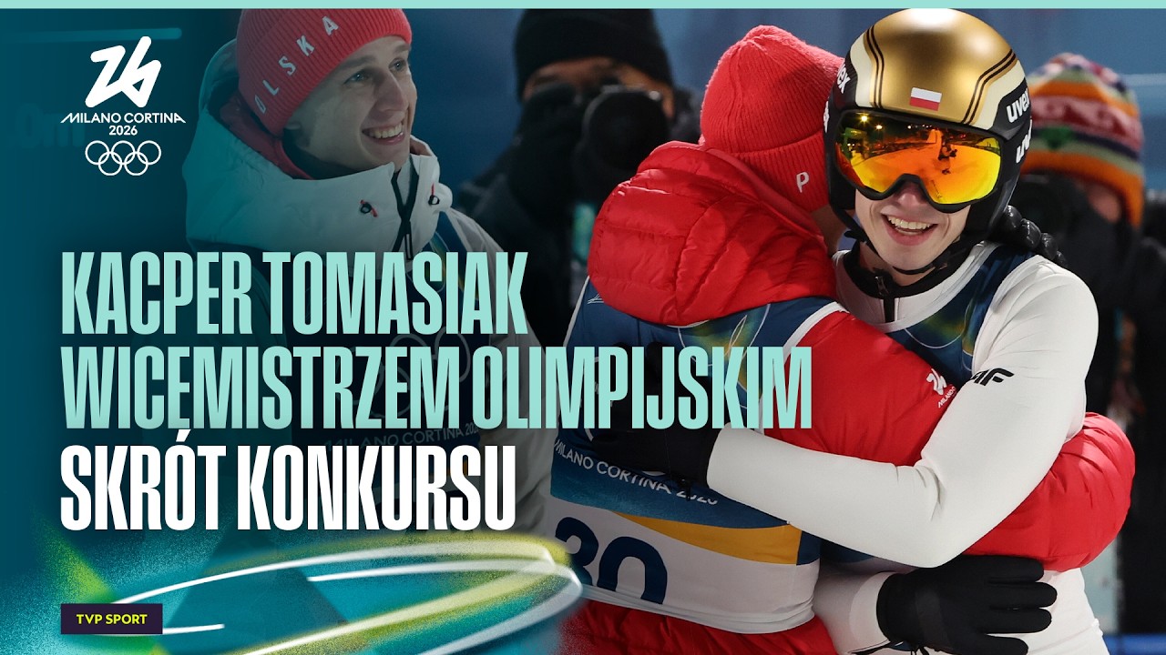 SKRÓT: KACPER TOMASIAK WICEMISTRZEM OLIMPIJSKIM. SKOCZNIA NORMALNA | MEDIOLAN CORTINA 2026