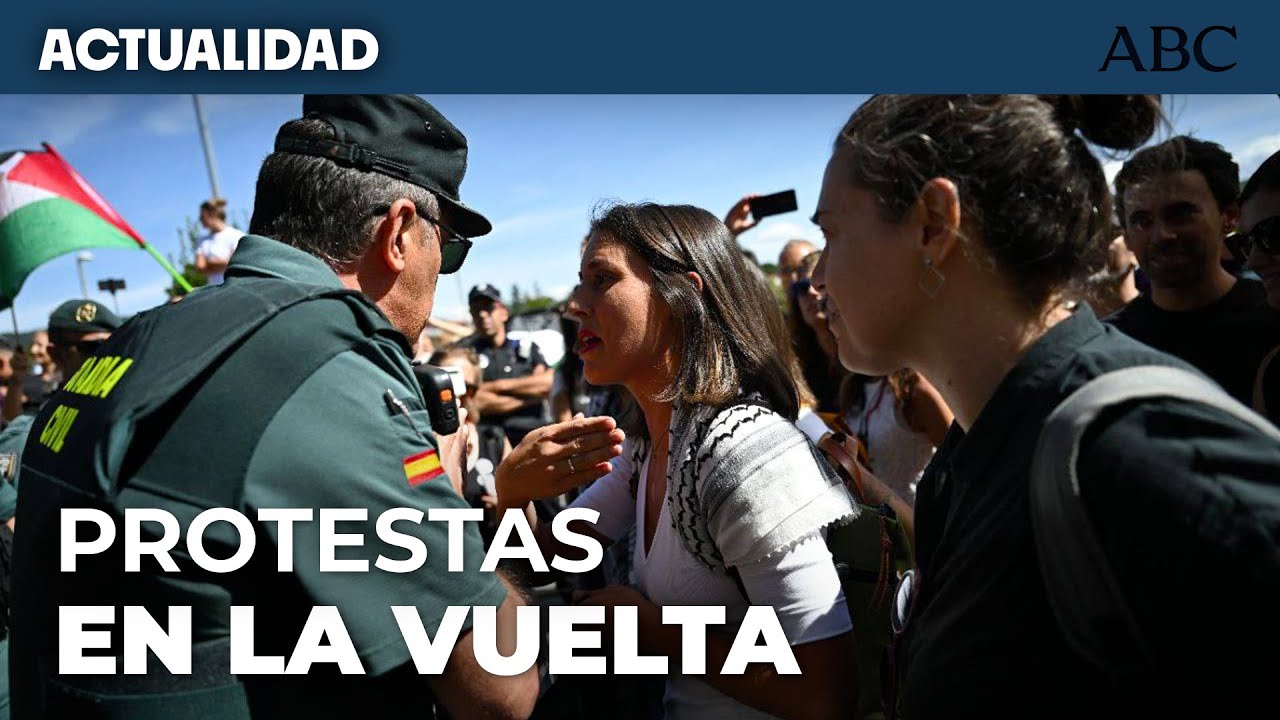 MONTERO y BELARRA participan en las protestas propalestinas en #LAVUELTA