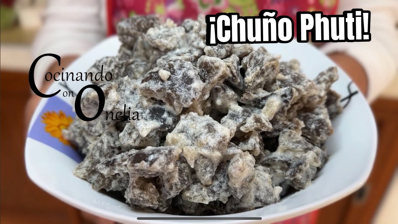 ¿Cómo preparar CHUÑO REBOSADO CON MANÍ o Chuño Phuti?