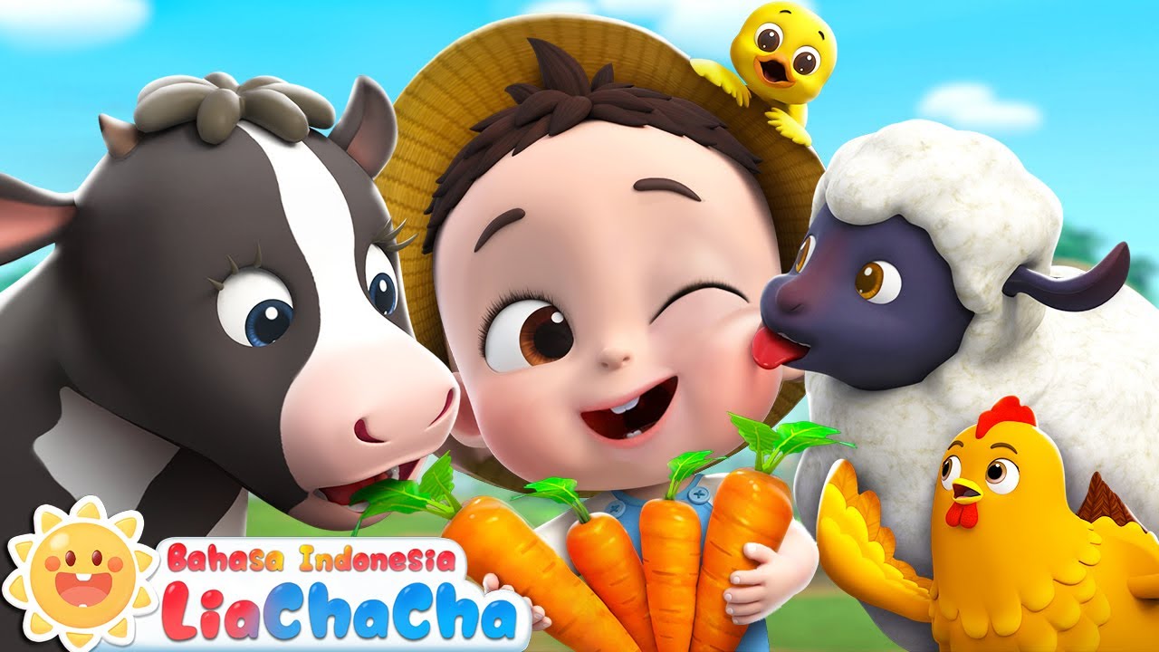 Lagu Hewan Ternak🐄 | Si Imut Berkunjung ke Peternakan | Lagu Anak-anak | LiaChaCha Bahasa Indonesia