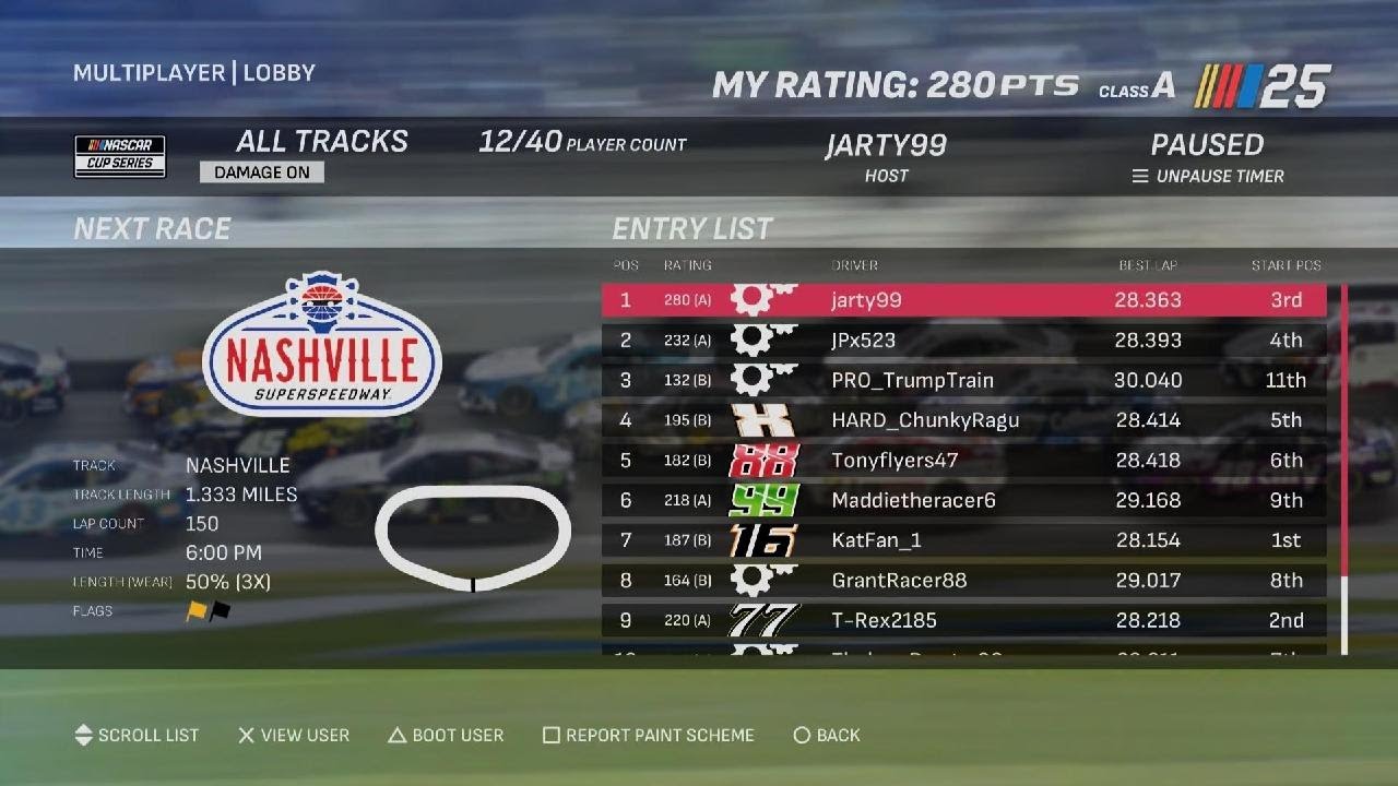 WRL Cup Series Week 3 Nashville Part 1