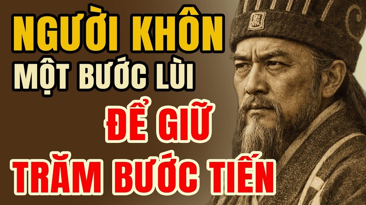 Gia Cát Lượng Dạy Một Bước Lùi Có Thể Cứu Cả Đời Người | Lời Dạy Cổ Nhân