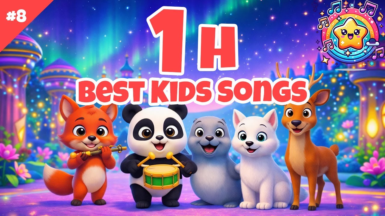 🎉 Spark Songs Kids Compilation &ndash; 1 Hour of Magical Songs for Children 🌙❄️🦕🌋✨