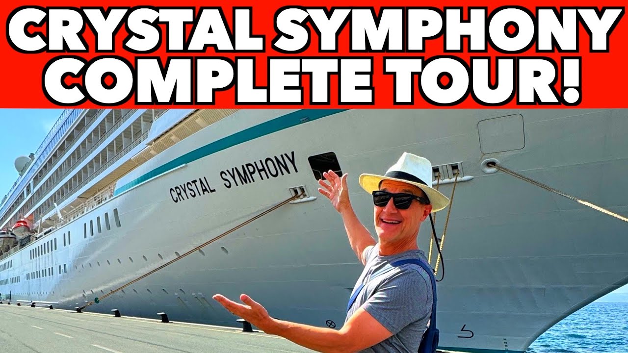 Crystal Cruises Symphony | 4K Ship walkabout | Best cruises