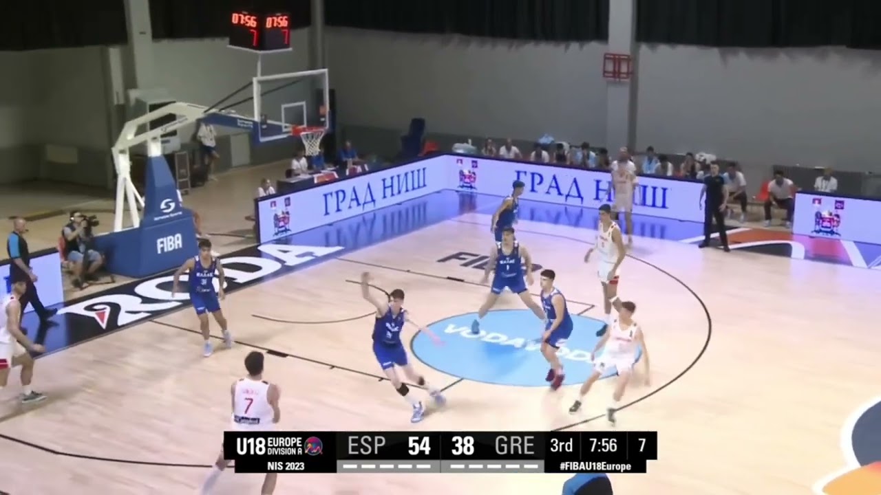 Conrad Martinez vs. Greece in FIBA U18 European Championship.