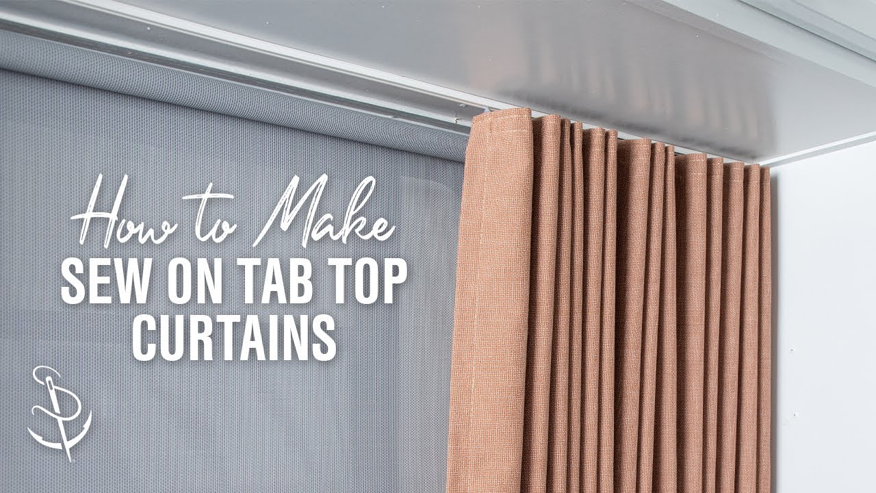 How to Make Curtains Using Sew-On Tab Tape