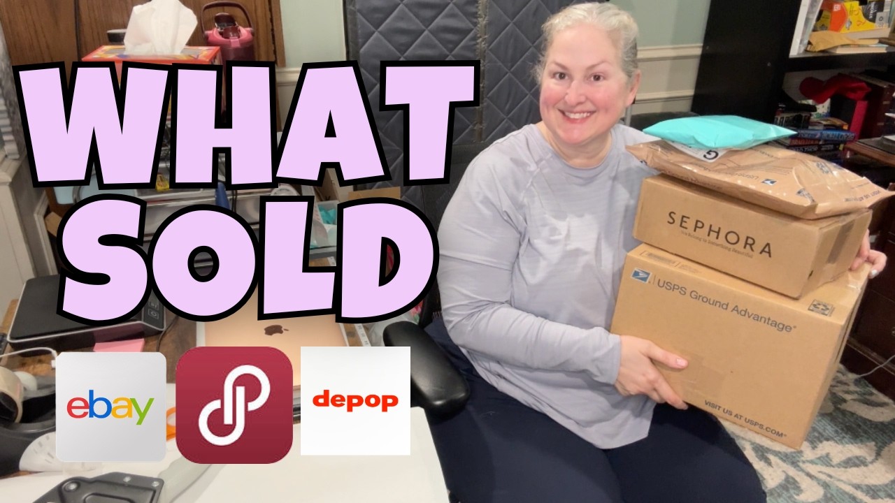 Pretending This is All OK and That I'm Not Losing Money | What Sold on Ebay, Depop and Poshmark