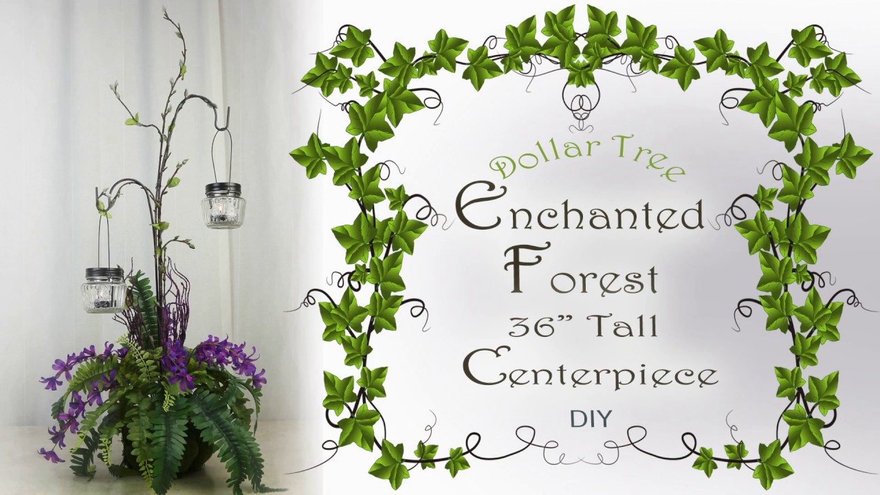 Enchanted Forest Centerpiece / Fairy Decor / Woodland Party Decor / Dollar Tree DIY