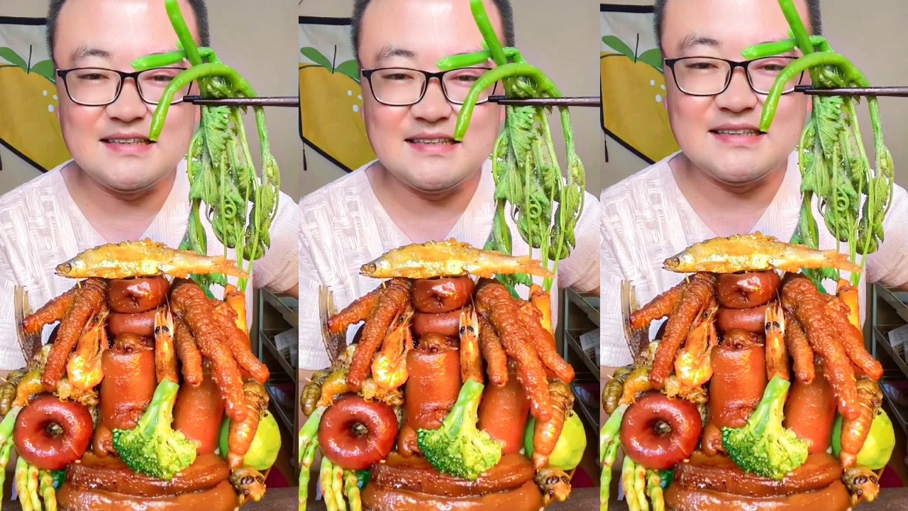 Rural ASMR 🔥 Fried Squid & Pork Belly Feast | Home Cooking Mukbang