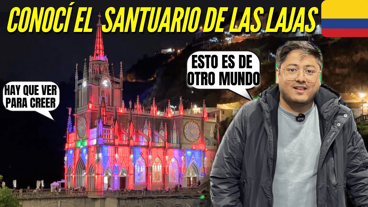 MEXICANO CONOCE EL SANTUARIO DE LAS LAJAS POR PRIMERA VEZ *esto fue muy emotivo*  😱🇨🇴