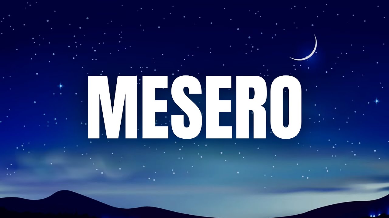 Chris Lebron - Mesero | Letra/Lyrics