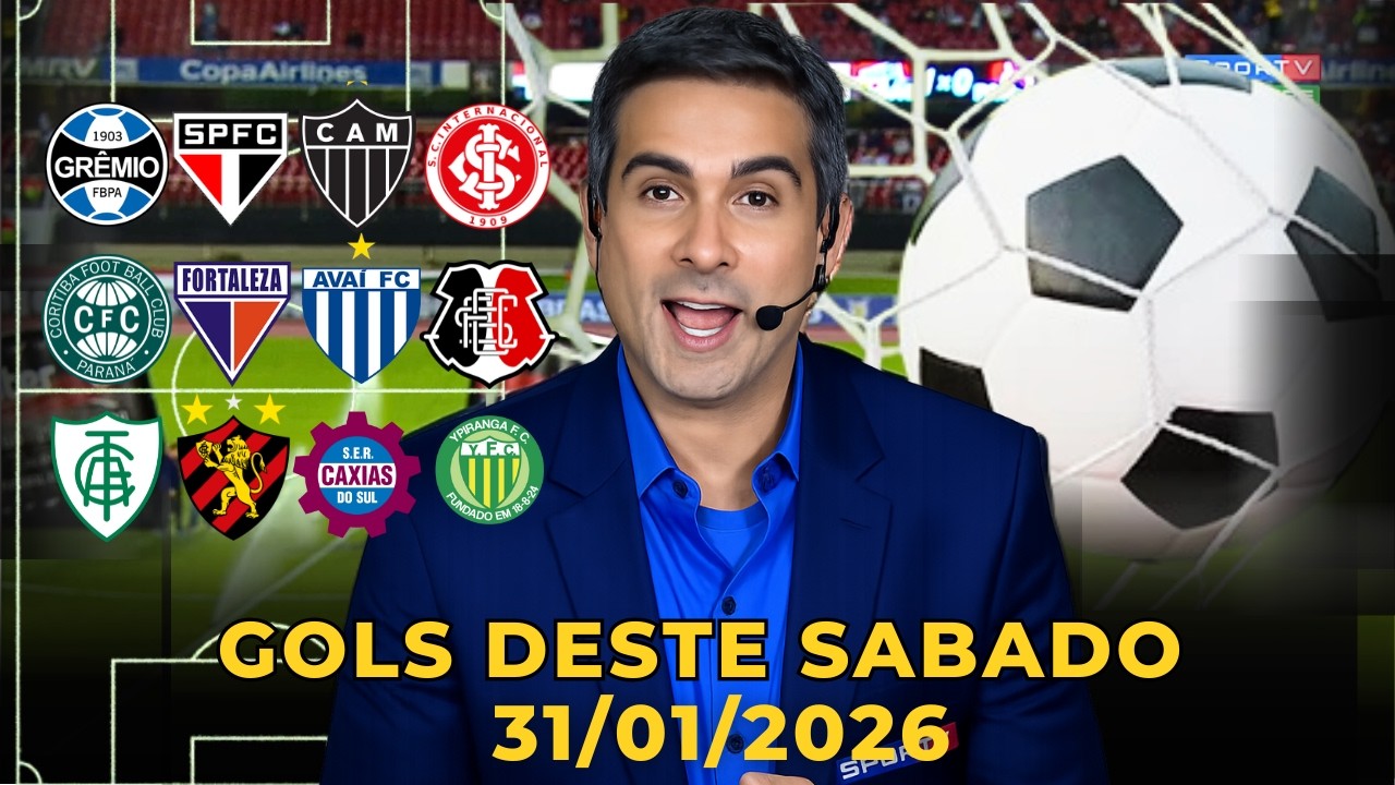 ⚽️TODOS OS GOLS DESTE SABADO 31/01/2026 GOLS DOS ESTADUAIS , GOLS DE HOJE, GOLS DA RODADA(COMPLETO)