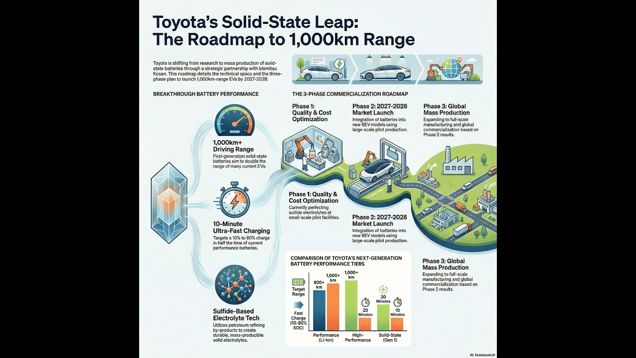Toyota's Solid-State Evolution: 1,000 Kilometers of Electric Innovation