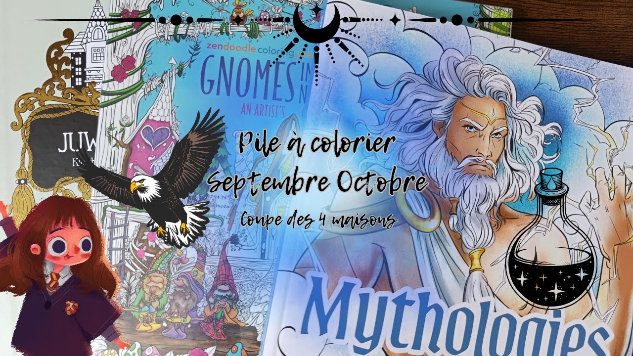 Pile à colorier Septembre-Octobre: WIPS, Coupe des 4 maisons...