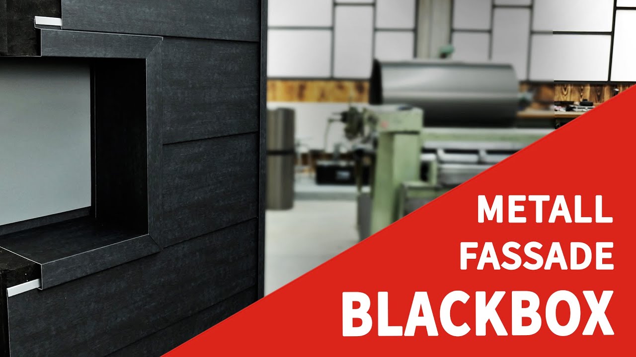 Metallfassade Blackbox #spenglertv #fassade