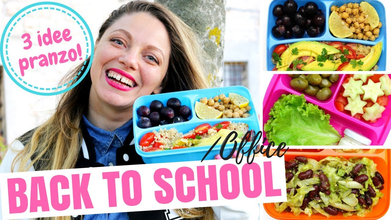 BACK TO SCHOOL ITA / BACK TO OFFICE: 3 IDEE PRANZO FUORI CASA / IDEE PAUSA PRANZO IN UFFICIO RICETTE