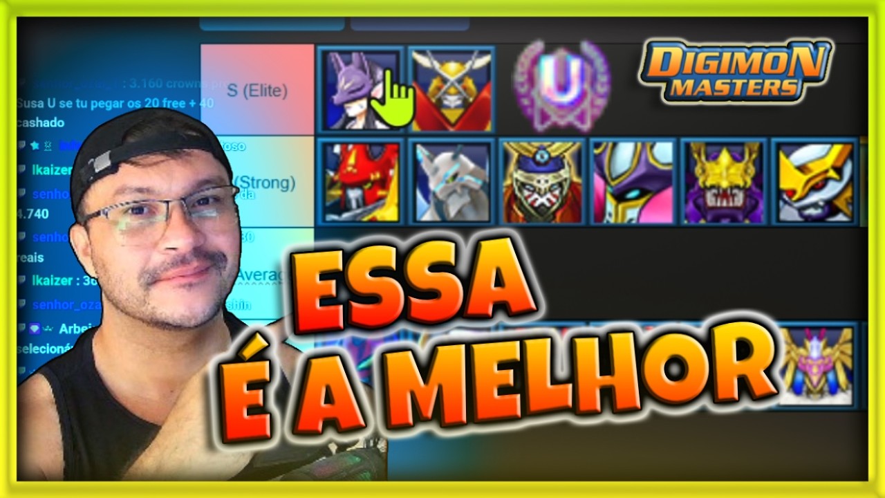 TIER LIST dos RANK U QUE VOCÊ DEVE TER NA SUA CONTA INICIALMENTE. DIGIMON MASTERS ONLINE