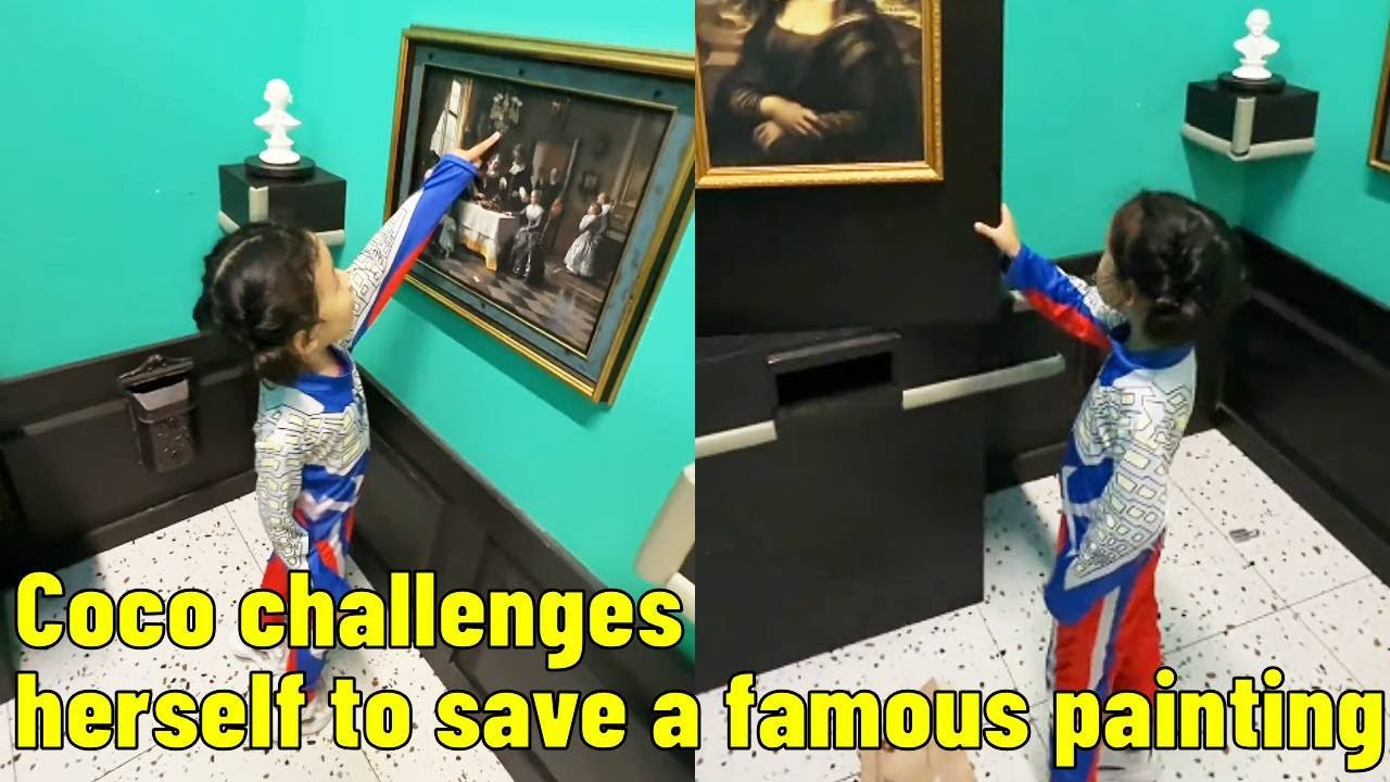 Coco and her dad take on the challenge of saving a famous painting.【Parent-child Adventure CoCo】