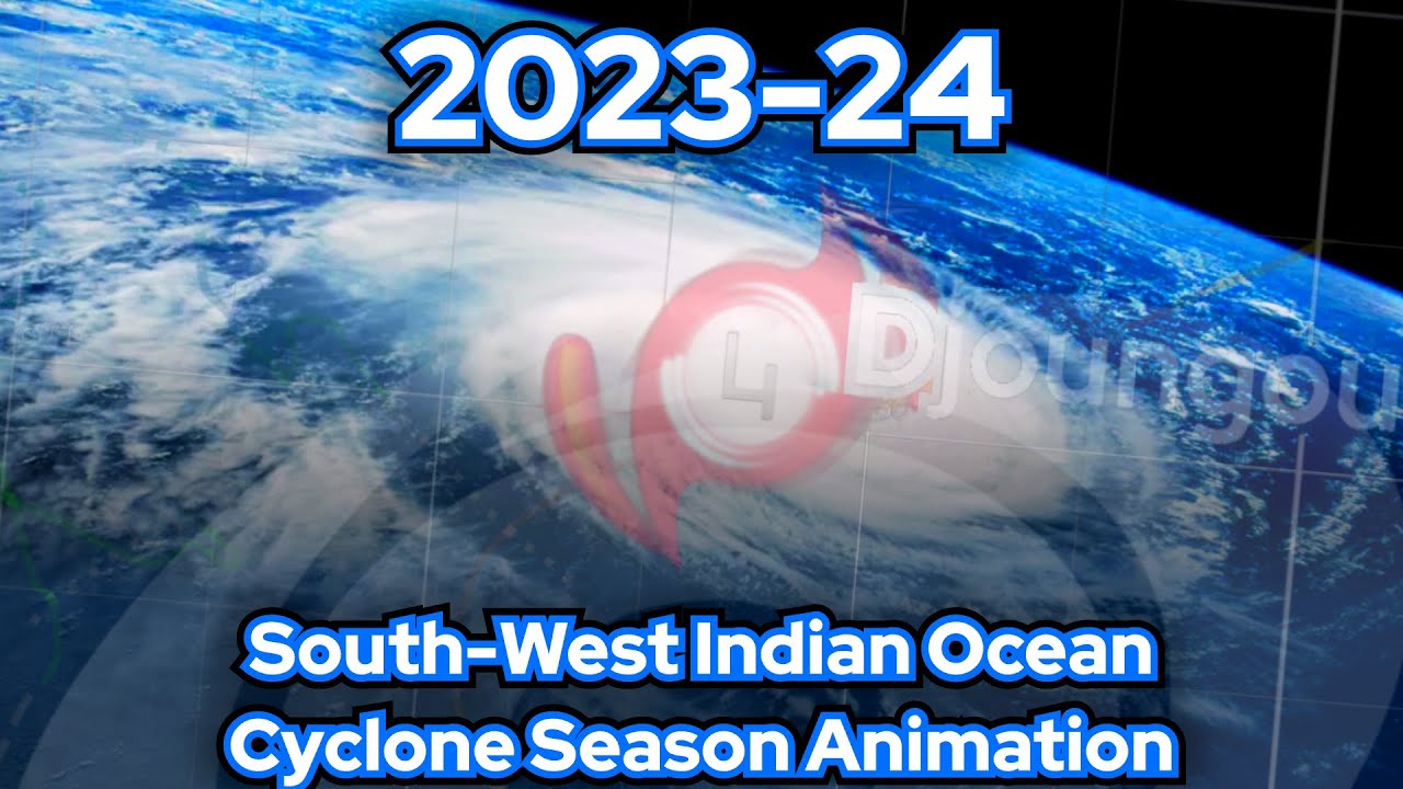 2023-24 Southwest Indian Ocean Cyclone Season Animation