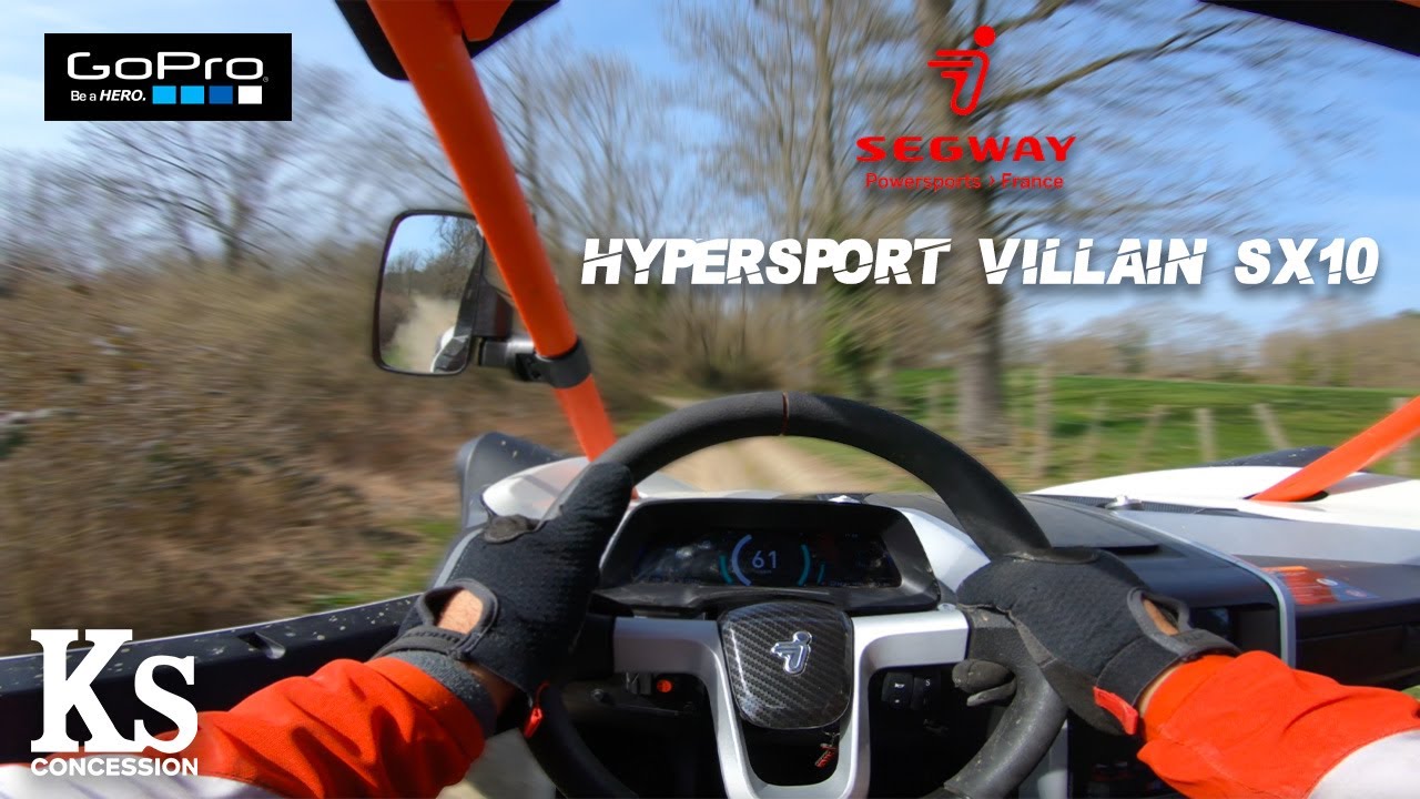 Go Pro Buggy Segway Powersports Hypersport Villain SX10