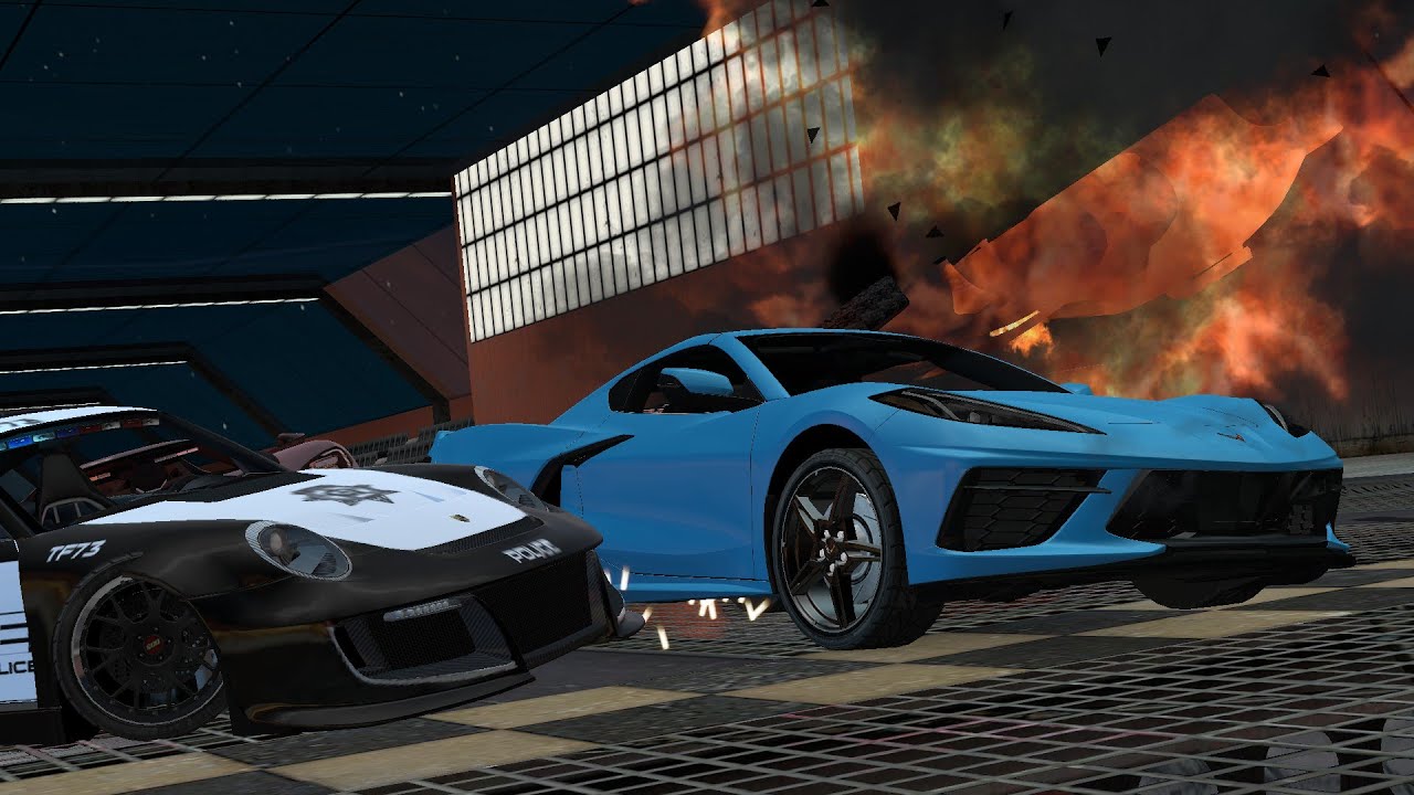 Gmod Unit Vehicles - Chevrolet Corvette C8 VS TPPD at FuturoFrost Circuit!