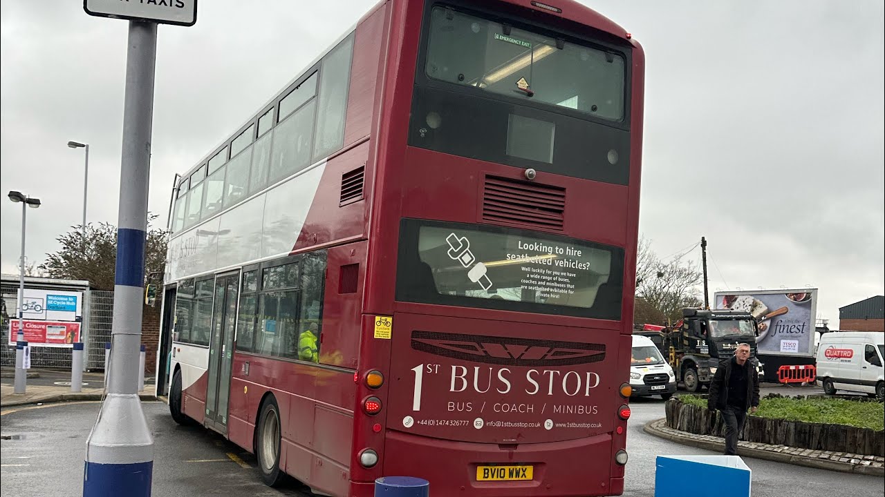 *BV10 WWX*1st Bustop LTD 2010Reg Volvo B9TL Wright Eclipse Gemini 2(Ex Tower Transit)