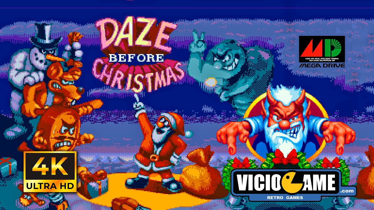 🎮 Daze Before Christmas (Mega Drive) Complete Gameplay