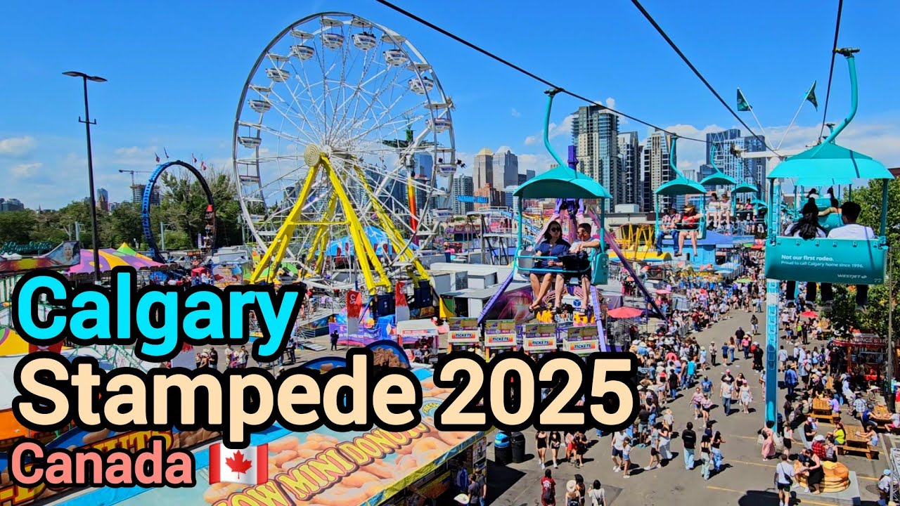 Calgary Stampede 2025 | Stampede Ground, Food & Rides #canada #stampede #calgary #alberta