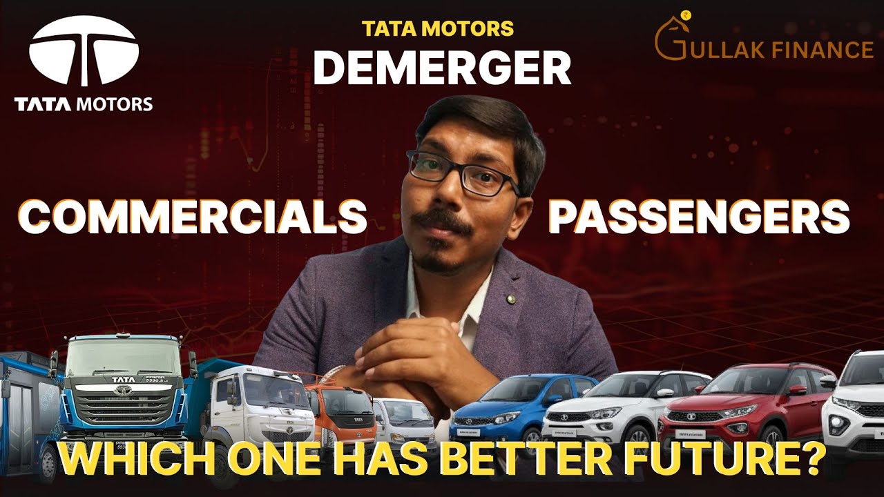 Tata Motors Demerger: Hidden Value Unlock 🔥 | PV vs CV Split | Explained By Abhijit | Gullak Finance
