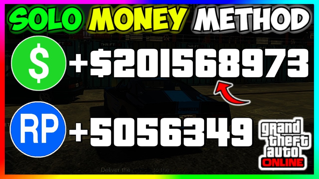 *В одиночку* Как я зарабатывал 200 000 долларов и 5000 RP каждые 10 минут в GTA 5 Online (метод з...