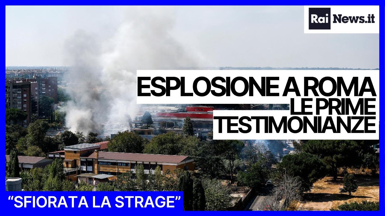 Roma, esplode distributore di benzina: le prime testimonianze