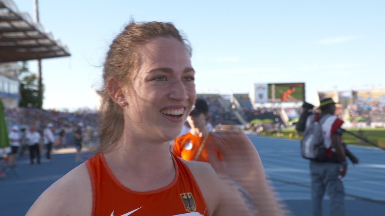 IAAF WU20 Championships Bydgoszcz 2016 400m Hurdles Women SF Eileen DEMES JAM